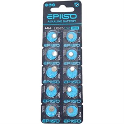 Щелочные/алкалиновые элементы питания Epilso EPB-AG04-10BC - фото 17197626