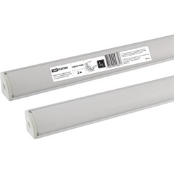 Угловой алюминиевый профиль TDM ELECTRIC 1616 2 метра, матовый рассеиватель, 2 заглушки, 4 крепежа - фото 17212450