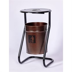 Металлическая уличная урна ПРОФМЕТСТИЛЬ 602 - фото 17218557