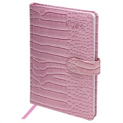 Еженедельник датированный 2026 А5 145х215 мм, BRAUBERG "Party", под кожу, коралловый, 117178 - фото 17222598