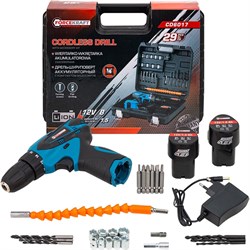 Аккумуляторная дрель-шуруповерт ForceKraft FK-CD6017(64834) - фото 17226173