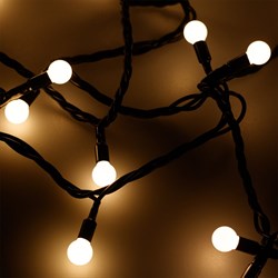 Светодиодная гирлянда Ardecoled ARD-BALL-CLASSIC-D13-5000-BLACK-50LED WARM - фото 17236787