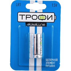 Батарейка Трофи LR1-1BL - фото 17242688