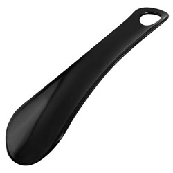 Ложка (рожок) для обуви ПЛАСТИКОВАЯ 15 см, ЧЕРНАЯ, WBZ (ВБЗ) SHOES, 702522 - фото 17246352