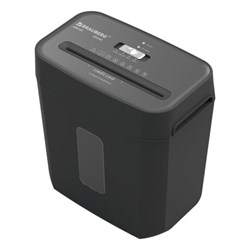 Уничтожитель (шредер) BRAUBERG OF-812X, карты, скобы, 4 уровень секретности, 4х35 мм, 8 листов, 12 литров, 533141 - фото 17248561