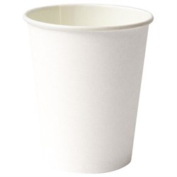 Стакан одноразовый бумажный 250/273 мл, D 80 мм, белый, КОМПЛЕКТ 1000 шт., холодное/горячее, WELDAY (ВЭЛДЭЙ), 702689 - фото 17253537
