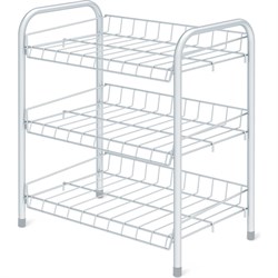 Этажерка Nika НИКА ЭТ4 ЭТ4/МБ матовый белый - фото 17254375