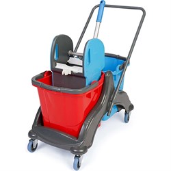 Двухведерная тележка для уборки Uctem-Plas 29275 - фото 17255556