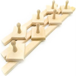 Вешалка Бацькина баня Ромбики - фото 17269052