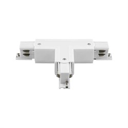 Коннектор для трековых систем DesignLed CN-3F-T-R-WH - фото 17289041