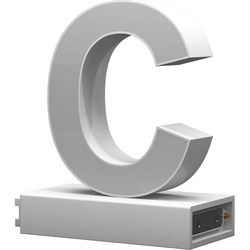Светодиодная буква ABCMIX С - фото 17290277