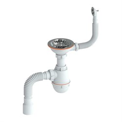 Сифон для мойки Ростовская Мануфактура Сантехники РМС СЕМ-К (П) - фото 17291040