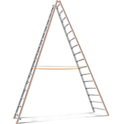 Стремянка Эйфель Комфорт-Профи 216 - фото 17292753