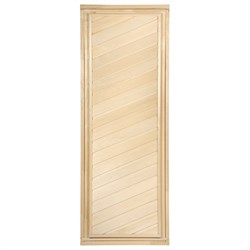 Глухая диагональная дверь Банные Штучки 3684 - фото 17293014