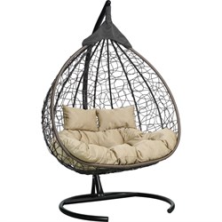 Подвесное двухместное кресло-кокон Лаура FISHT - фото 17294051