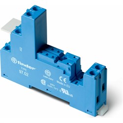 Розетка для реле 46.52 и модуля 99.02/86.30 FINDER 9702SPA - фото 17294560