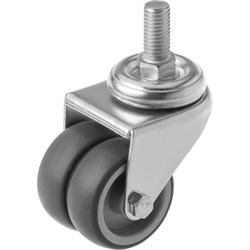 Сдвоенное мебельное колесо А5 1000132 - фото 17295161