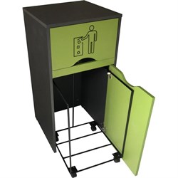 Мусорный контейнер для фудкорта ИП Маковчик Оди 1000 - фото 17298163