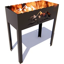 Мангал 7 скамеек Горы - фото 17302767