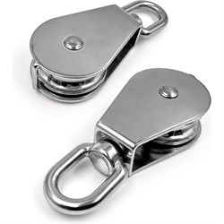 Нержавеющий такелажный блок KREPFIELD 8393А2БЛОК25ММ-2 - фото 17304187