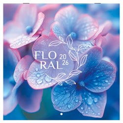 Календарь настенный перекидной 2026 г., BRAUBERG, 12 листов, 28,5х28,5 см, "Floral", 116939 - фото 17307654