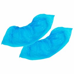 Бахилы ПРОЧНЫЕ текстурированные, КОМПЛЕКТ 100 штук (50 пар), 40х15 см, 50 мкм, 5 г, ПВД - фото 17307775