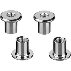 Оцинкованная глухая мебельная гайка эриксона Левша М6x12 4 шт. - фото 17313101