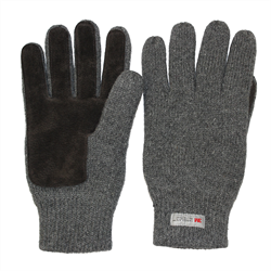 Перчатки утепленные ProfLineSpecialist (Полушерсть/спилок), серый - фото 17324764