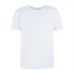 Футболка Премиум О-ворот (тк.Трикотаж, 155), белый - фото 17329210