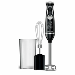 Блендер погружной BRAYER BR1241, 800 Вт, 2 скорости, 2 насадки, стакан, черный - фото 17338756