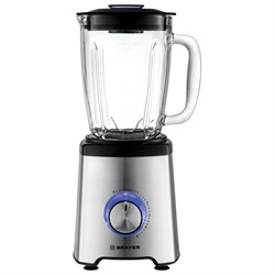 Блендер стационарный BRAYER BR1203, 1200 Вт, 5 скоростей, чаша 1,75 л, метал/стекло, серебристый - фото 17338778