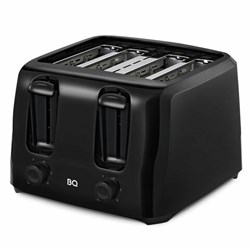 Тостер BQ (БИ-КЬЮ) T4001, 1400 Вт, 4 тоста, 6 режимов, пластик, черный, 86197957 - фото 17338819