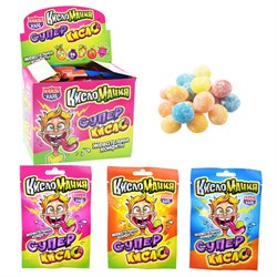 Жевательные конфеты "Кисломания супер кисло", 13 г, КАНДИ КЛАБ, CHW046 - фото 17338878