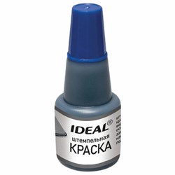 Краска штемпельная TRODAT IDEAL, синяя, 24 мл, на водной основе, 7711с, 153079 - фото 17376481