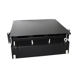 Патч-панель Hyperline, FO-19BX-2U-F0-6xSLT-W120H32-EMP, 19”, универсальная, пустой корпус, 2U 48169 - фото 17444831