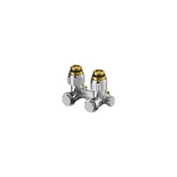 Узел Oventrop Multiflex F, 1/2 HP x 3/4 HP, запорно-присоединительный, угловой 1015994 - фото 17548913