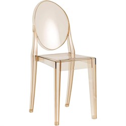 Обеденный стул для кухни Стул Груп victoria ghost new, янтарный XH-8071 amber - фото 17552277