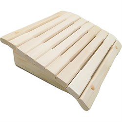 Подголовник мягкий массажер для бани и сауны из липы Бацькина баня 30x35 см 30201 - фото 17566509