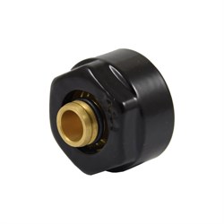 Резьбовое соединение SCHLOSSER для пластиковых труб GW 3/4x16x2 чёрное 602600001. Ral 9005 - фото 17569039