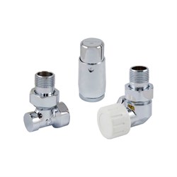 Комплект осевой SCHLOSSER  DN15 GZ1/2xGW1/2 правый, с головкой Мини M30x1.5, хром 602200068 - фото 17571908