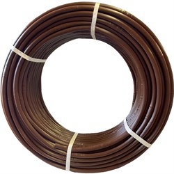 Капельная трубка Green Helper ПНД коричневая, шаг 33см, компенсированная 2,0 л/ч, Ф 16мм, стенка 1,1мм. 100 м. LPD1644C33020BRS - фото 17598956