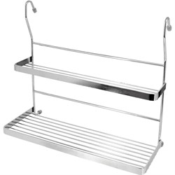 Прямоугольная полка на рейлинг Pomi d'Oro 2 яруса P280029 Railing - фото 17625167