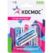 Алкалиновые элементы питания Космос KOCLR03BL6