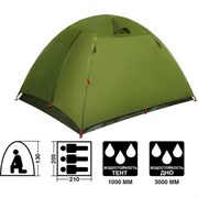 Трекинговая палатка Maclay DAKOTA 3