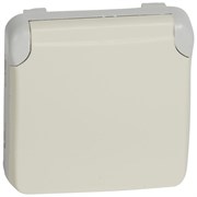 Одноместная розетка Legrand Plexo