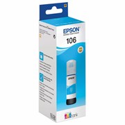 Чернила EPSON 106 (C13T00R240) для СНПЧ L7160/L7180, голубые, ОРИГИНАЛЬНЫЕ