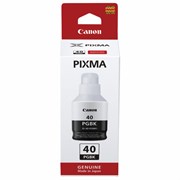 Чернила CANON (GI-40BK) для СНПЧ Pixma G5040/G6040/GM2040, черные, ресурс 6000 страниц, оригинальные, 3385C001