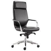 Кресло офисное BRABIX PREMIUM "Resonance EX-755", мультиблок, алюминий, экокожа, черное, 532487