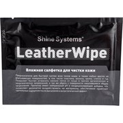 Влажная салфетка для чистки кожи Shine systems LeatherWipe