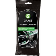 Влажные салфетки для ухода за интерьером автомобиля GRASS IT-0311